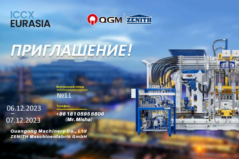 Skupina QGM-ZENITH Block Machine se zúčastní ICCX EURASIA