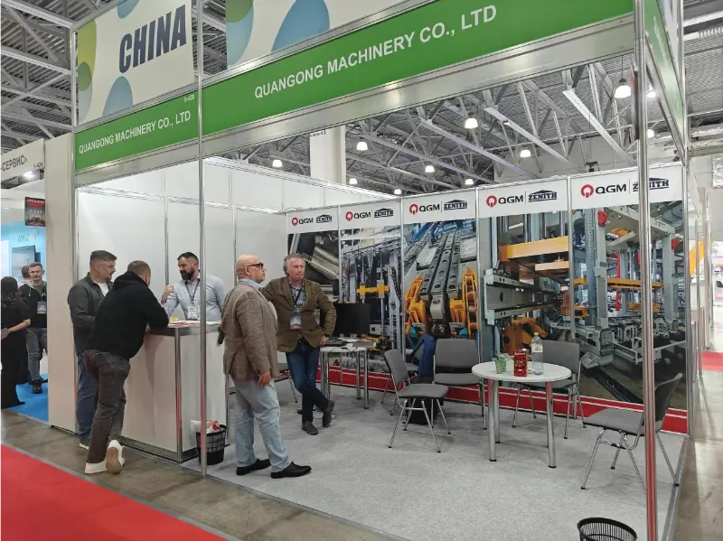 Zaměření na euroasijský trh infrastruktury: Quangong Machinery Co., Ltd. vystavuje na ruském CTT EXPO